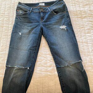 HUDSON Beth Baby Bootcut Distressed Jeans